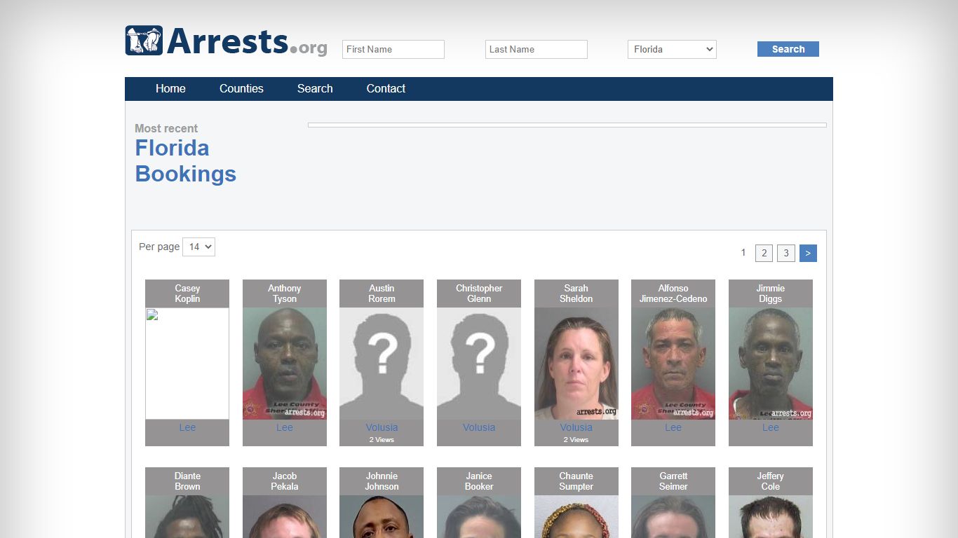 Florida Arrests and Inmate Search